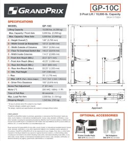 画像5: 【BEND PAK】[NEW] 門型リフト 4.5ｔ 単相200V 新色:グレー　【1年保証】《国内仕様》